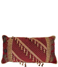 Austin Horn Classics Lismore Red Boudoir Pillow
