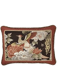 Austin Horn Classics Peacock Paradise Framed Boudoir Pillow