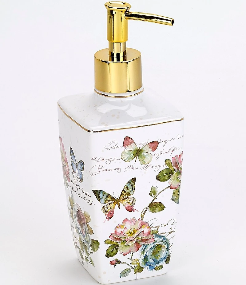 Avanti Linens Butterfly Garden Lotion Pump