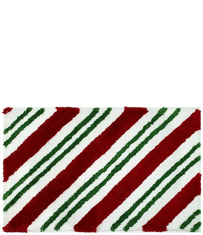 Avanti Linens Candy Cane Decorative Bath Rug