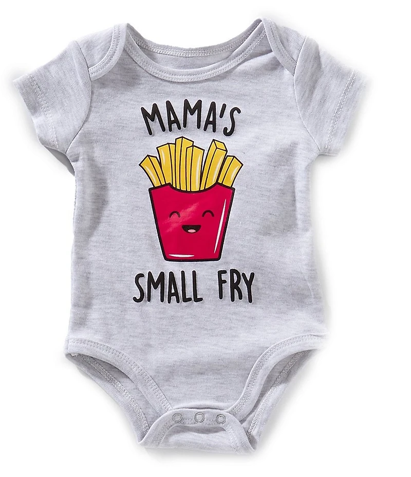 Baby Starters Baby Short Sleeve Mama's Small Fry Graphic Bodysuit