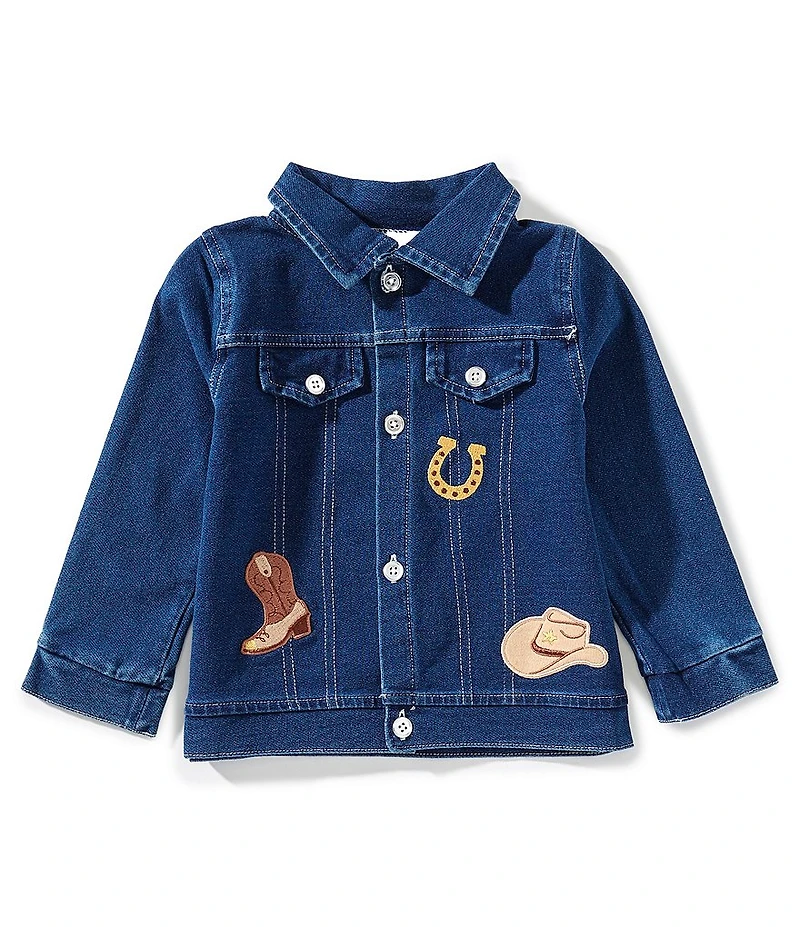Baby Starters Baby Boys Embroidered Western Denim Jacket