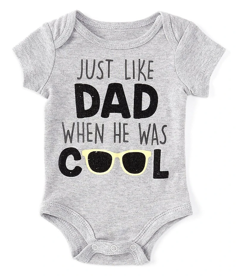 Baby Starters Baby Short-Sleeve Just Like Dad Bodysuit