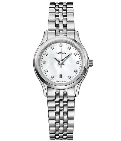 Balmain Paris Women's Quartz Analog Stainless Steel Round Bracelet Watch