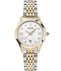 Balmain Women's Quartz Analog Two Tone Stainless Steel Bracelet Watch