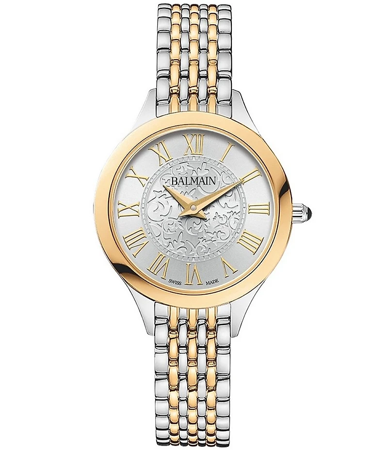 Balmain Women's Quartz Analog Two Tone Bracelet Watch