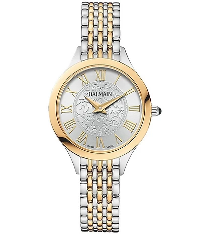 Balmain Women's Quartz Analog Two Tone Bracelet Watch