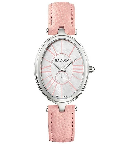 Balmain Paris Women's Quartz Two Hand Leather Strap Watch
