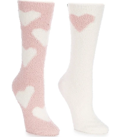 Barefoot Dreams Cozychic® Heart Print Sock Set