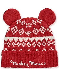 Barefoot Dreams Disney CozyChic Mickey Mouse Fair Isle Beanie
