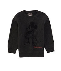 Barefoot Dreams Little Kids 2-5 CozyChic® Mickey Mouse Long Sleeve Graphic Pullover