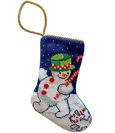 Bauble Stockings Limited Edition Mary Engelbreit Joy Snowman Needlepoint Stocking