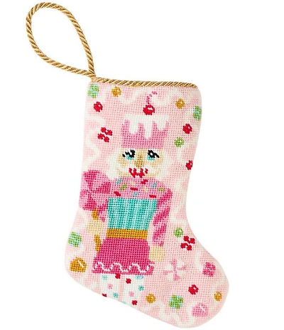 Bauble Stockings Sugary Sweet Pink Nutcracker Needlepoint Stocking