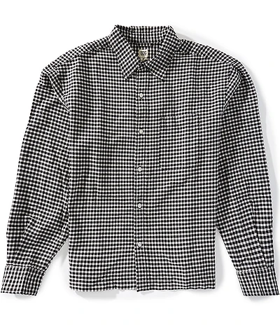 BDG Urban Outfitters Checked Long Sleeve Oxford Shirt