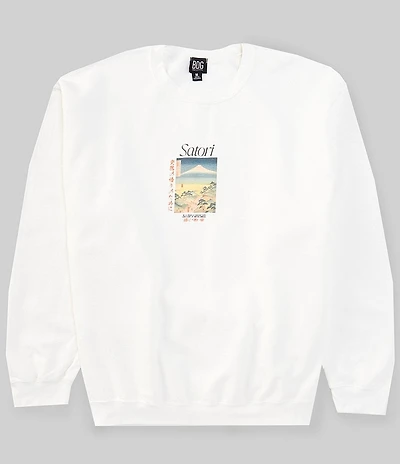 BDG Urban Outfitters Satori Long Sleeve Fleece Sweatshirt