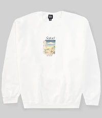 BDG Urban Outfitters Satori Long Sleeve Fleece Sweatshirt