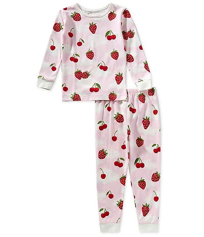 BedHead Pajamas Little/Big Girls 2T-12 Family Matching Berry Souffle Two-Piece Pajamas Set