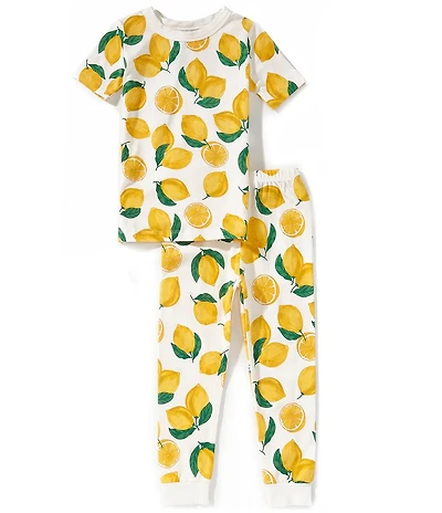 BedHead Pajamas Big/Little Girls Family Matching Main Squeeze Lemon Print 2-Piece Pajamas Set
