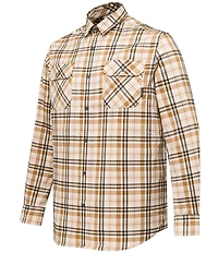 Beretta Stretch Cadet Plaid Flannel Long Sleeve Woven Shirt