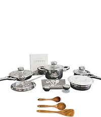 BergHOFF TFK 18-Piece Gourmet Stainless Steel Cookware Set
