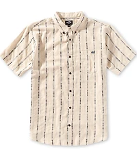 Billabong All Day Jacquard Striped Short Sleeve Shirt