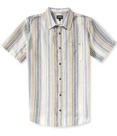 Billabong All Day Stripe Short Sleeve Woven Shirt