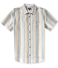 Billabong All Day Stripe Short Sleeve Woven Shirt