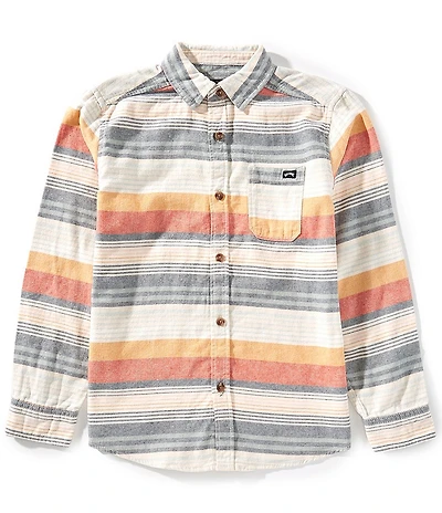 Billabong Big Boys Long Sleeve Stripe Button Down Shirt