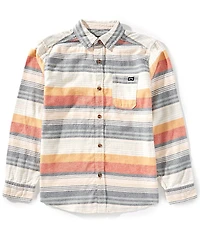 Billabong Big Boys Long Sleeve Stripe Button Down Shirt