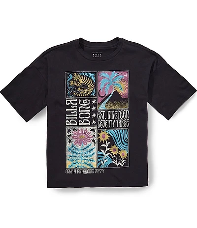 Billabong Big Girl Short Sleeve Day Dream Oversized T-Shirt