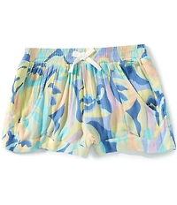 Billabong Big Girls Mad For You Tropical-Printed Shorts