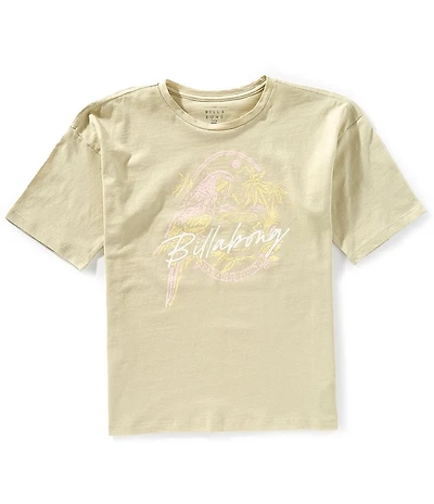 Billabong Big Girls Short-Sleeve Parrot Beach T-Shirt
