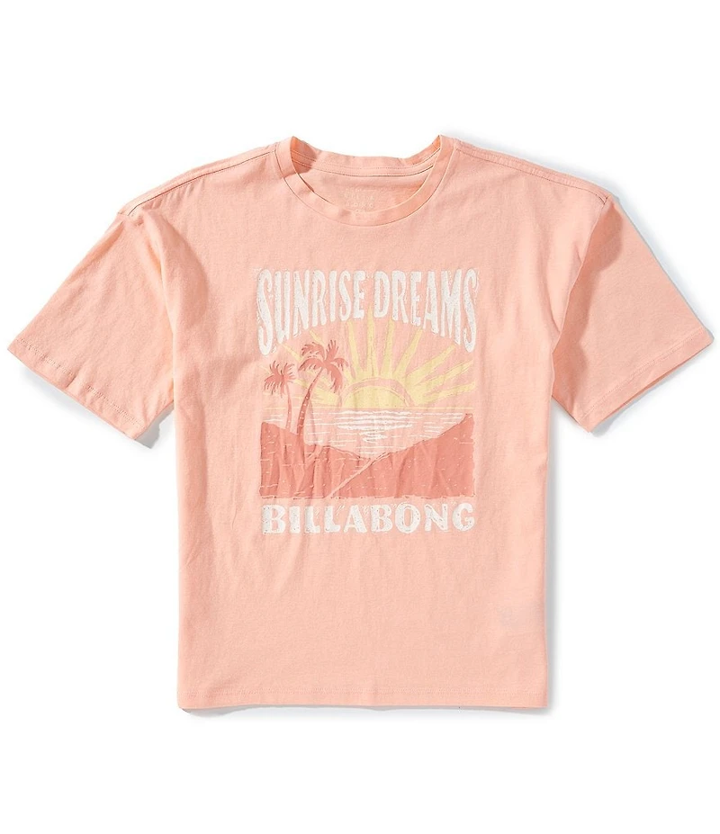 Billabong Big Girls Short-Sleeve Sunshine Dream Oversized T-Shirt