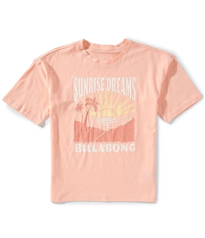 Billabong Big Girls Short-Sleeve Sunshine Dream Oversized T-Shirt
