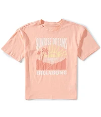 Billabong Big Girls Short-Sleeve Sunshine Dream Oversized T-Shirt