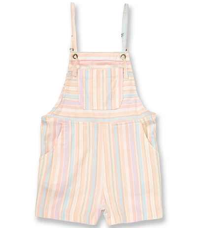 Billabong Big Girls Adjustable Strap Multi Stripe New Wave Romper