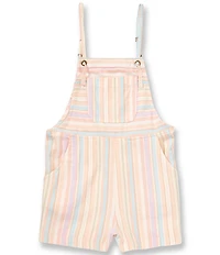 Billabong Big Girls Adjustable Strap Multi Stripe New Wave Romper
