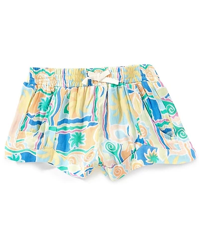 Billabong Big Girls Allover Floral Print Mad For You Shorts