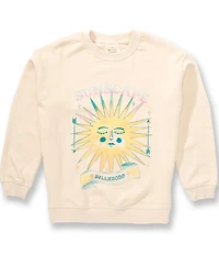 Billabong Big Girls Long Sleeve Distant Stars Crew Fleece Sweatshirt