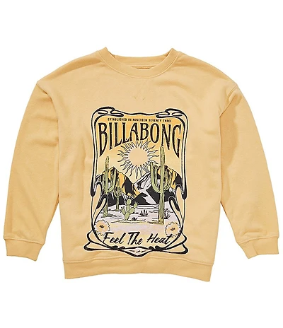 Billabong Big Girls Long Sleeve Feel The Heat Sweatshirt