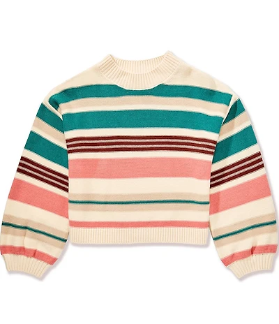 Billabong Big Girls Long-Sleeve Striped Sweater