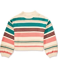 Billabong Big Girls Long-Sleeve Striped Sweater