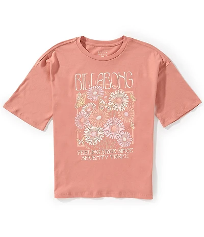 Billabong Big Girls Short Sleeve Be Free Oversized Tee