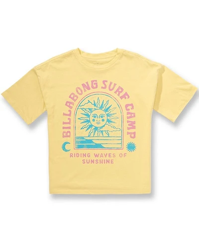 Billabong Big Girls Short Sleeve Camp Oversized Tee
