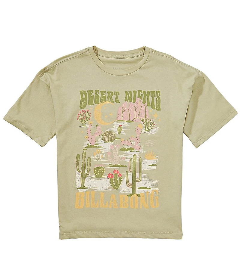 Billabong Big Girls Short Sleeve Desert Oversized T-Shirt