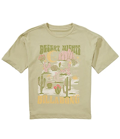 Billabong Big Girls Short Sleeve Desert Oversized T-Shirt
