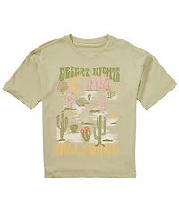 Billabong Big Girls Short Sleeve Desert Oversized T-Shirt