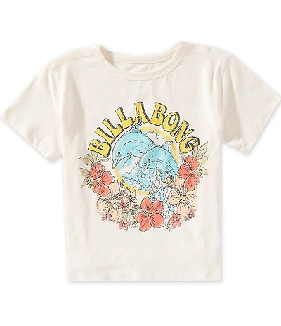 Billabong Big Girls Short Sleeve Dolphin Dance T-Shirt