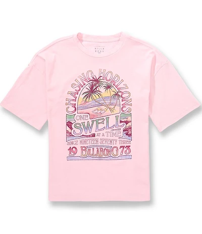 Billabong Big Girls Short Sleeve Horizons Oversized Tee