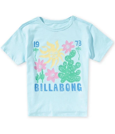 Billabong Big Girls Short Sleeve Hot Daze Floral T-Shirt